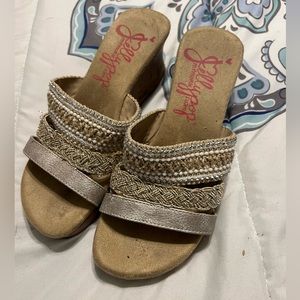 JellyPop Wedge Sandals size 7